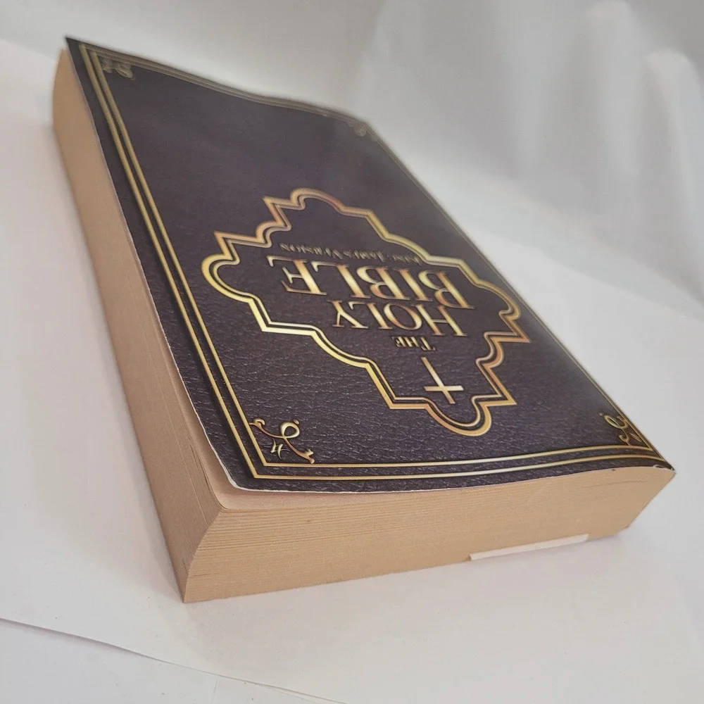 Kappa Books Holy Bible‎ King James Version KJV Softcover Brown Religious Text